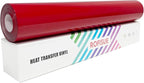 PU Heat Transfer Vinyl Red, 12Inches×20FT Iron on by Unknown
