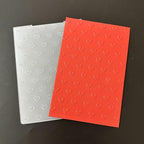 6 Pcs Plastic Embossing Folder Template Love Stars and Flowers Texture A6 Size - Image 8