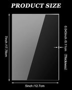 120 Pieces 1mm Thick Acrylic Sheets 5 x 7 Inch Acrylic Clear Sheet - Image 2