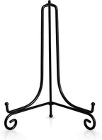 Artliving Plate Stands for Display, 15Inch Black Iron Easel Plate Display Photo by Artliving