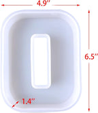 6 inch 26 Pack English Alphabet Silicone Letter Mold - Image 6