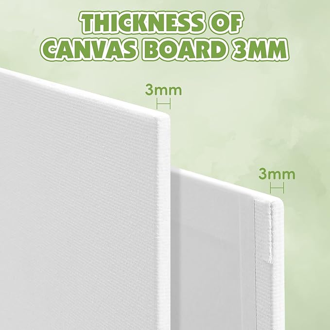 ESRICH Canvas for Painting 16x20 Inch, 6 Pack Canvas Boards for Painting Cotton - Image 3