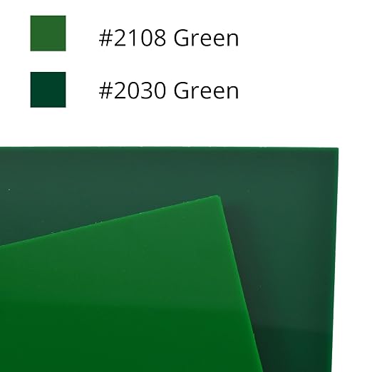 BuyPlastic 2108 Green Solid Colored Acrylic Plexiglass Sheet, Choose Size and - Image 2