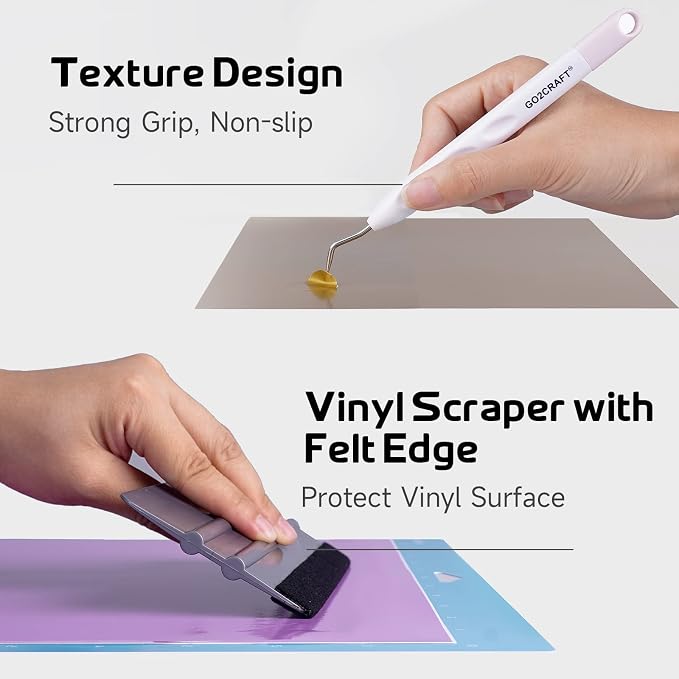 GO2CRAFT All-in-One Accessories Bundle, Weeding Tools, Transfer Tape, Crafting - Image 6