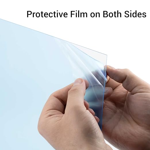 10 Pack 6" x 8" Clear Acrylic Sheet 0.04" Thick Plexiglass Sheet - Image 4