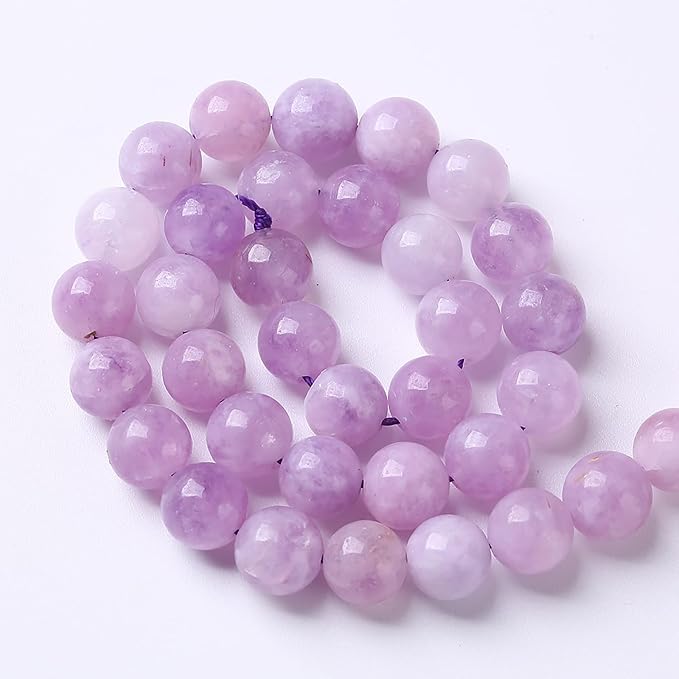 4mm 90pcs Natural Lavender Amethyst Beads Round Loose Gemstone Crystal Energy - Image 5