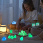 DIYDEC 206pcs Mini Luminous Resin Animals, Miniatures Glow in The Dark Toys - Image 6