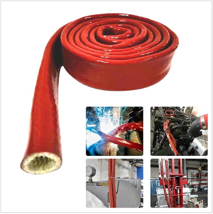 Fuel Line Heat Shield Insulation Heat Shielded Fire Thermo Armor Fire Sleeve - Image 4