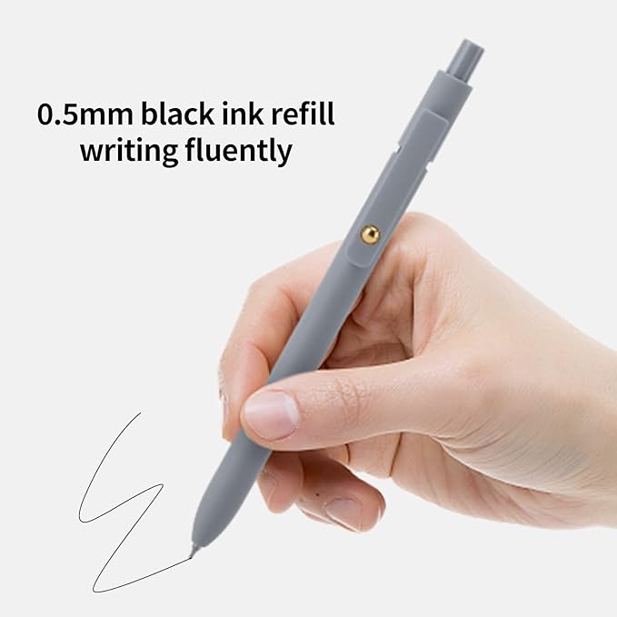 Ddaowanx Gel Pens, 0.5mm Quick Dry Black Ink Pens Fine Point Smooth Writing Pens - Image 4