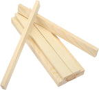MECCANIXITY 10Pcs Wood Strips Slats, 9/32" x 7/8" x 8" Thin Wood Sticks Flat by MECCANIXITY