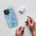 ZHEGAILIAN Case for iPhone 14 Pro Max, Ocean Stingray Turtle Seahorse Durable - Image 3