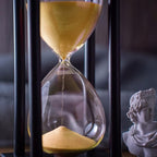 BELLAWARE Hourglass Timer with Golden Sand, 60 Minute Wooden Sand Timer | - Image 4