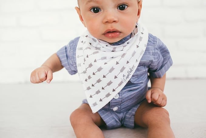 Copper Pearl Baby Bandana Drool Bibs for Drooling and Teething 4 Pack Gift Set for Boys and Girls “Tribe Set