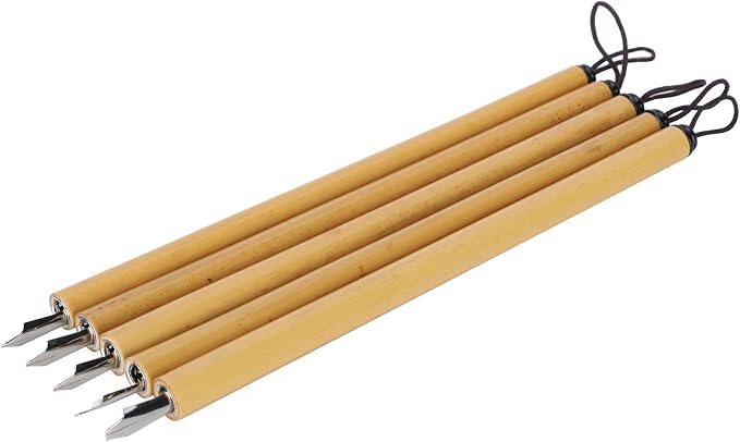 Yosoo Health Gear 5PCS Bamboo Pens, Comic & Arabic Calligraphy Dip Pens - Image 7