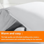 Light Grey Twin Size Comforter Set - Image 2