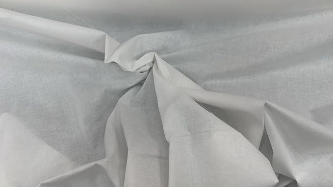 Premium Cotton Muslin Fabric – 63" Wide – Sold by The Yard – Perfect by VALENTINATEXTILEINC