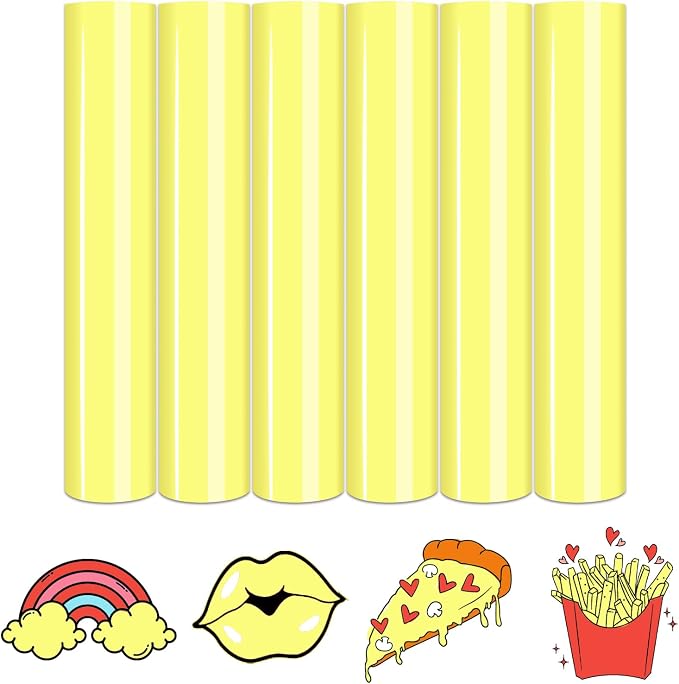 Tintnut Golden Kiwi Color Heat Transfer Vinyl, easy cut & weed, stretch washable by Tintnut