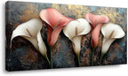 ZESTRILIA Luxury Calla Lily Canvas Wall Art, Modern Minimalist Glam Elegant by Unknown