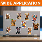 MAIANEY | Yorkshire Terrier Stickers, Cute Yorkshire Terrier Vinyl Decals - Image 2
