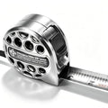 Stainless Steel Tape Measure 25Ft/7.5M Double Side Scale Metric & Imperial | by Unknown