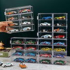 Hot 1/64 Scale Matchbox Wheels Toy Car Display Case Holds 32 Toy Cars Storage - Image 3