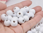 AD Beads Wood Spacer Loose Wooden Craft Beads Big Hole Beads Assorted - Image 4