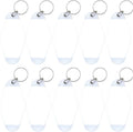 10pcs Blank Hotel Keychains Bulk Vintage Motel Keychain Vinyl HTV printing by Nwsrayu