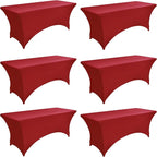 6-Pack 6ft Spandex Table Covers by Unknown