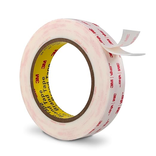 3M Double Sided Tape Heavy Duty 1''x15.4Ft 0.043in Thick White 4950 | by 3MFullRangeProducts