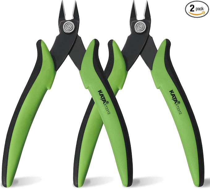KATA Mini Flush Cutters, 5 Inch Precision Wire Cutter Plier by KATA