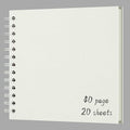 DIY Scrapbook Album 8x8 Inch, Hardcover Kraft Paper Scrap Book Photo Album by Sprsthai