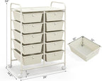 BECOMFORT 10-Drawer Rolling Cart - Image 3
