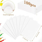 100PCS 7x10 Watercolor Paper Bulk, 140lb/300g Cold Press Thick Water Color - Image 2