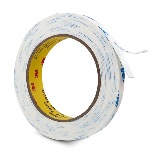 3M Double Sided Tape 0.5"×16.5Ft No Damage Double Sided Wall Tape | Heavy Duty by 3MFullRangeProducts