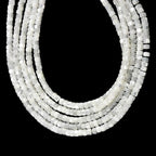 160pcs 4x2mm Natural Mother of Pearl Shell Heishi Disc Flat-Rondelle Spacer - Image 3