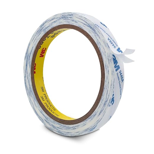 3M Double Sided Tape Thin 0.5"×32.8Ft, 9448A Double Coated Tissue Tape | Strong by 3MFullRangeProducts