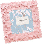 Laura Ashley 4x4 Pink Flower Textured Hand-Crafted Resin Picture Frame by Unknown