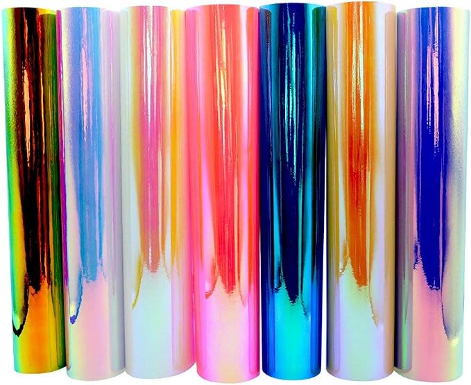 TECKWRAP Holographic Opal Craft Vinyl 12" x 12" 7 Sheets/Pack by TECKWRAP