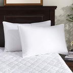 puredown® Goose Feather Down Pillows, Soft Gusseted Bed Pillows - Image 4