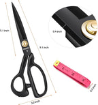 Fabric Scissors Professional, Tailor Sharp Sewing Shears - Image 2