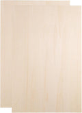 HARFINGTON 2pcs 2mm Basswood Plywood Sheets 12" x 8" x 3/32" Thin Unfinished by HARFINGTON