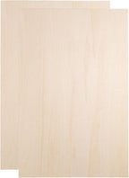 HARFINGTON 2pcs 2mm Basswood Plywood Sheets 12" x 8" x 3/32" Thin Unfinished by HARFINGTON