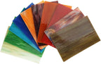 Lanyani 10 Sheets Variety Streaky Glass Packs 4 x 6 inch Cathedrals Stained - Image 4