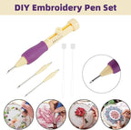 Punch Needle Embroidery Set Embroidery Needle Punch - Image 3