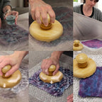 WEICIM Wet Felting Tool/Wooden Wet Felting Tool/Fulling Block, Contains 60 g - Image 7
