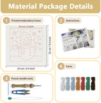 Doodlream Christmas Snowman DIY Punch Needle Embroidery Kit - Image 2