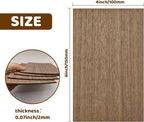 MUXGOA 20 Pcs Walnut Wood Sheets, Unfinished Thin Lumber Solid Wood - Image 2