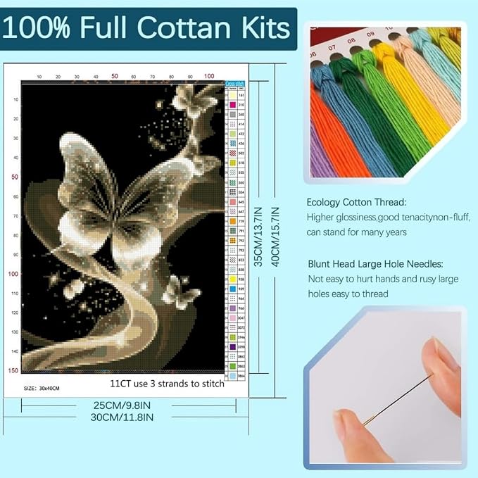 niurenmaoyi Stamped Cross Stitch Kits - Image 2