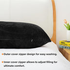 1 MIDDLE ONE Body Pillow, Memory Foam Body Pillows - Image 4