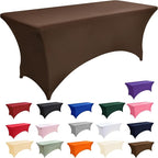 2-Pack 8ft Spandex Table Covers - Image 3